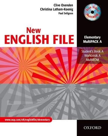 NEW ENGLISH FILE ELEMENTARY A MULTIPACK | 9780194518222 | Llibreria Aqualata | Comprar llibres en català i castellà online | Comprar llibres Igualada