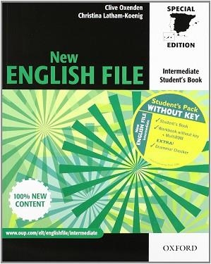 NEW ENGLISH FILE INTERMEDIATE PACK ST+WB WITHOUT KEY | 9780194519489 | OXEDEN, CLIVE | Llibreria Aqualata | Comprar libros en catalán y castellano online | Comprar libros Igualada