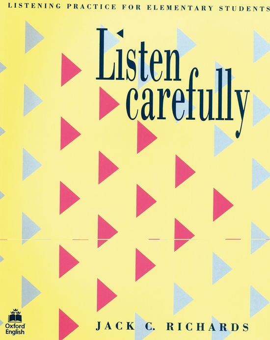 LISTEN CAREFULLY | 9780194572804 | Llibreria Aqualata | Comprar llibres en català i castellà online | Comprar llibres Igualada