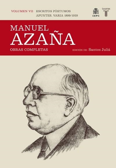 MANUEL AZAÑA. OBRAS COMPLETAS (VOLUMEN 7) | 9788430607532 | AZAÑA, MANUEL / JULIA, SANTOS (ED) | Llibreria Aqualata | Comprar libros en catalán y castellano online | Comprar libros Igualada