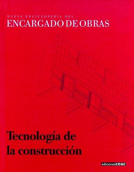 TECNOLOGIA DE LA CONSTRUCCION (ENCICL. ENCARGADO OBRAS) | 9788432926204 | Llibreria Aqualata | Comprar llibres en català i castellà online | Comprar llibres Igualada