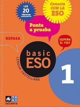 CUADERNO LENGUA CASTELLANA BASIC ESO 1 PONTE A PRUEBA | 9788441215528 | Llibreria Aqualata | Comprar llibres en català i castellà online | Comprar llibres Igualada