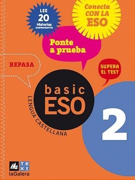 CUADERNO DE LENGUA CASTELLANA BASIC ESO 2 PONTE A PRUEBA | 9788441215535 | Llibreria Aqualata | Comprar llibres en català i castellà online | Comprar llibres Igualada