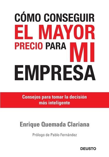 COMO CONSEGUIR EL MAYOR PRECIO PARA MI EMPRESA | 9788423427109 | QUEMADA CLARIANA, ENRIQUE | Llibreria Aqualata | Comprar libros en catalán y castellano online | Comprar libros Igualada