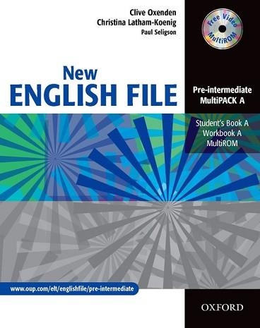 NEW ENGLISH FILE PRE-INTERMEDIATE PACK ST+WB+CD PART A | 9780194518260 | Llibreria Aqualata | Comprar llibres en català i castellà online | Comprar llibres Igualada