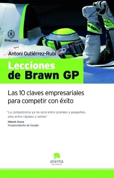 LECCIONES DE BRAWN GP | 9788492414123 | GUTIERREZ-RUBI, ANTONI | Llibreria Aqualata | Comprar llibres en català i castellà online | Comprar llibres Igualada