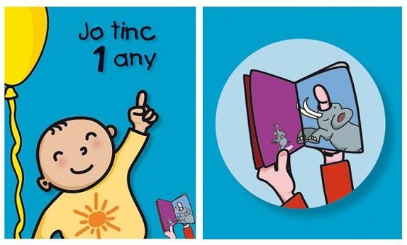 JO TINC 1 ANY (EL MEU ANIVERSARI) | 9788492880089 | Llibreria Aqualata | Comprar llibres en català i castellà online | Comprar llibres Igualada