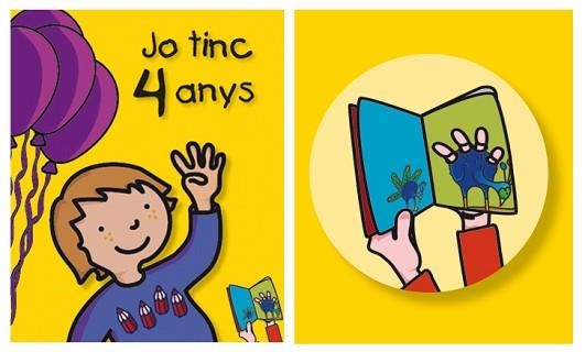 JO TINC 4 ANYS (EL MEU ANIVERSARI) | 9788492880119 | Llibreria Aqualata | Comprar llibres en català i castellà online | Comprar llibres Igualada