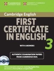 CAMBRIDGE PRACTICE TESTS FOR FIRST CERTIFICATE 3 SELF-STUDY | 9780521739320 | -- PACK (BOOK + 2 CD) WITH ANSWERS | Llibreria Aqualata | Comprar llibres en català i castellà online | Comprar llibres Igualada