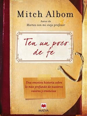 TEN UN POCO DE FE | 9788492695225 | ALBOM, MITCH | Llibreria Aqualata | Comprar llibres en català i castellà online | Comprar llibres Igualada