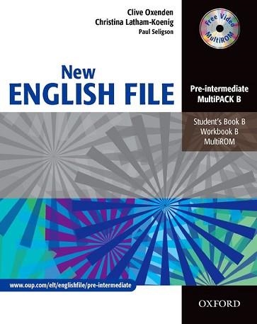 NEW ENGLISH FILE PRE-INTERMEDIATE MULTIPACK B (ST + WB + CD) | 9780194518284 | VARIOS AUTORES | Llibreria Aqualata | Comprar llibres en català i castellà online | Comprar llibres Igualada