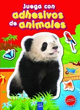 JUEGA CON ADHESIVOS DE ANIMALES (PORTADA VERMELLA) | 9788408090083 | YOYO | Llibreria Aqualata | Comprar llibres en català i castellà online | Comprar llibres Igualada