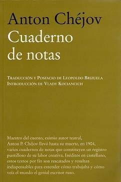 CUADERNO DE NOTAS | 9788483930489 | CHEJOV, ANTON | Llibreria Aqualata | Comprar llibres en català i castellà online | Comprar llibres Igualada