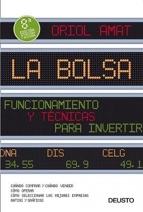 BOLSA, LA. FUNCIONAMIENTO Y TECN. PARA INVERTIR 8A. EDICION | 9788423427789 | AMAT, ORIOL | Llibreria Aqualata | Comprar llibres en català i castellà online | Comprar llibres Igualada